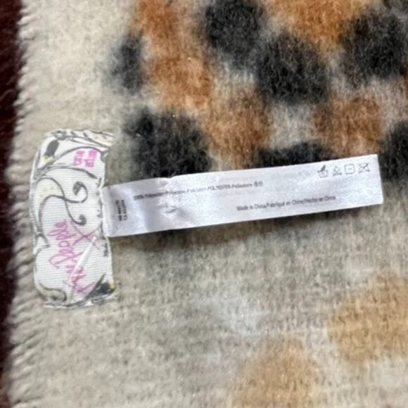 Free People Kaleidoscope Blanket Scarf Ivory Combo Braided Fringe - Picture 3 of 11